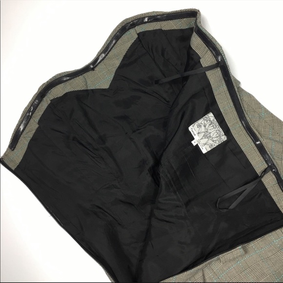 Anthro  Floreat  Strapless  Plaid  Dress - Picture 3 of 4